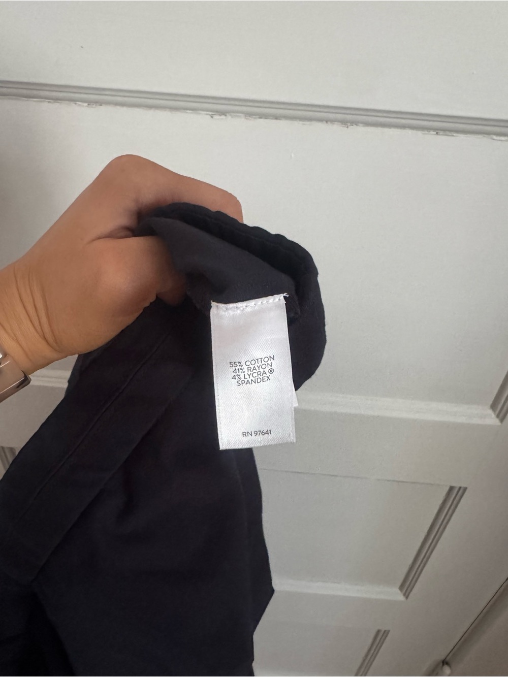 J Jill Precision Stretch Pull On Pants Womens 12 Navy Blue Straight Leg NWT - Picture 7 of 8